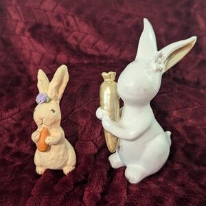 Two Bunny Decorations